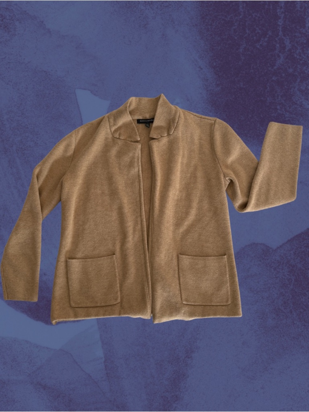 Banana Republic Camel Open-Front Blazer Jacket